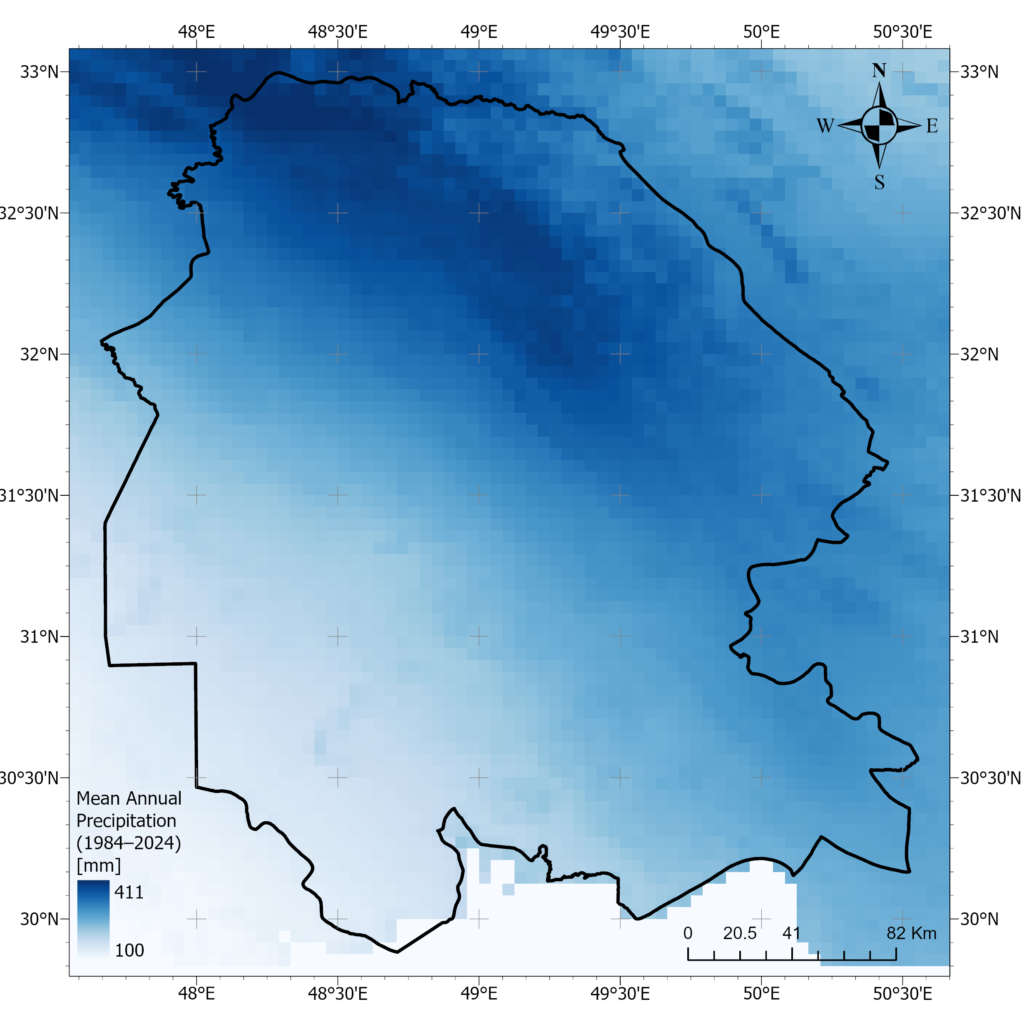 Mean Annual Precipitation